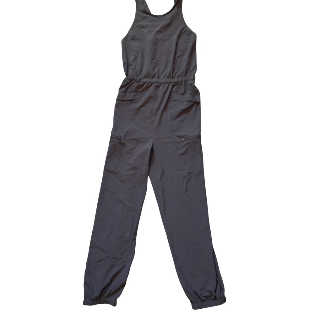 Patagonia Fleetwith Jumpsuit Womens Large Brown Stretch Hiking Travel